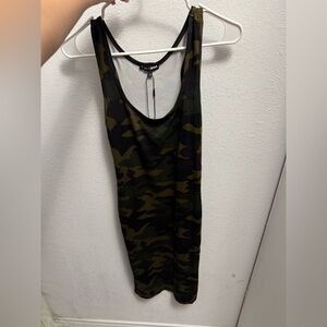 Fashion Nova Camouflage Midi Dress